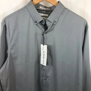 Calibrate  Slim Fit Stretch Button Down Shirt